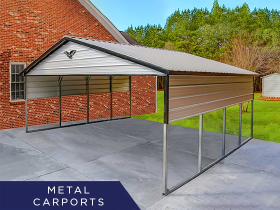 Metal RV Garage Carport
